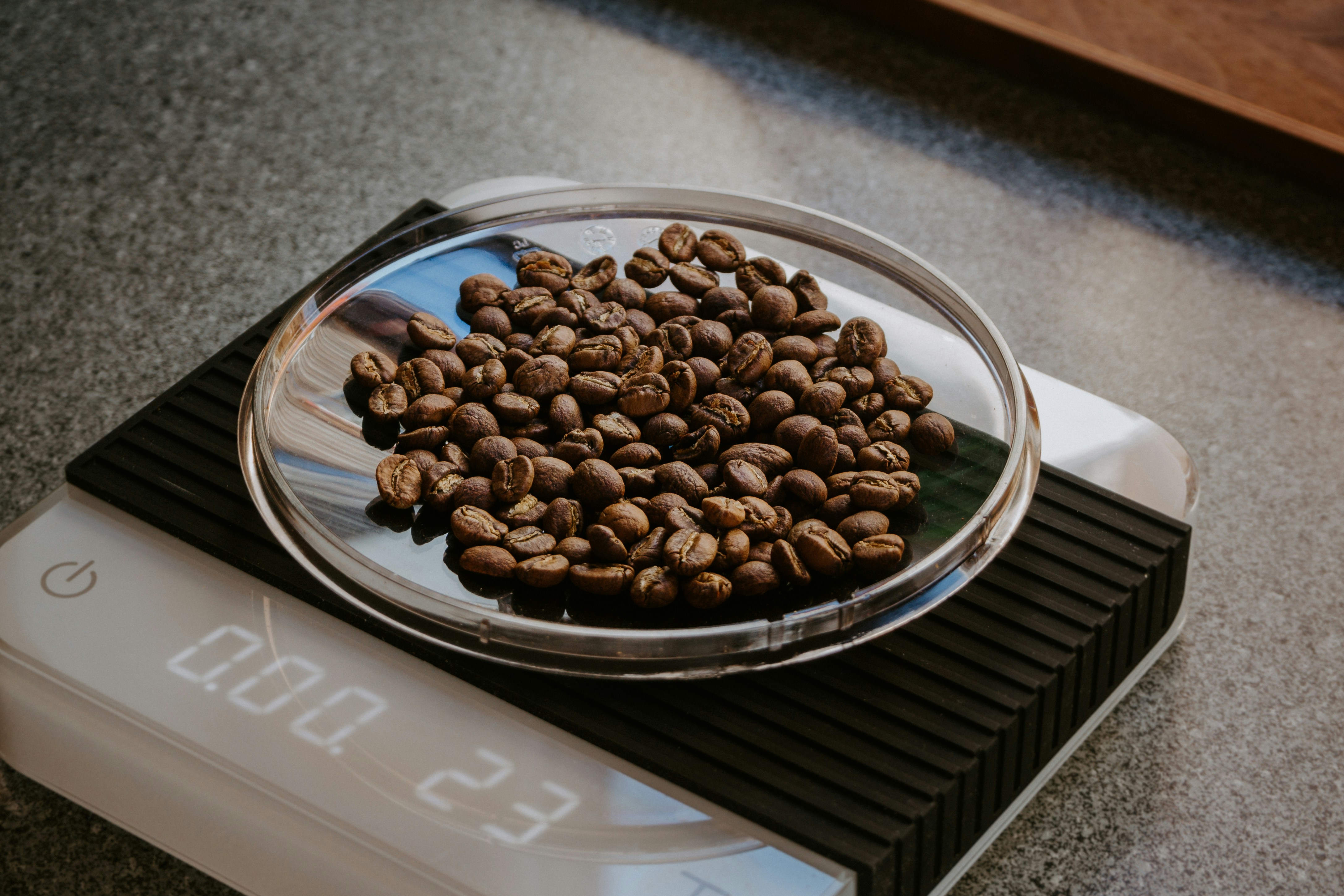 Kitchen scale for bakery and cafe use